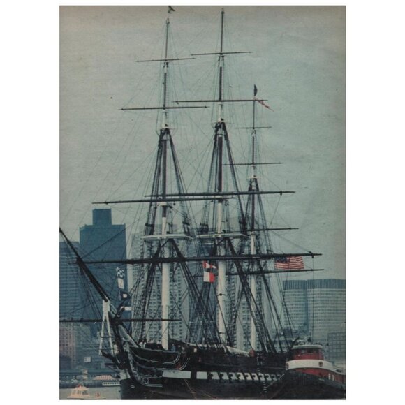 Old Ironsides, The USS Constitution Birth Heroes History Nautical Decor - Picture 2 of 3